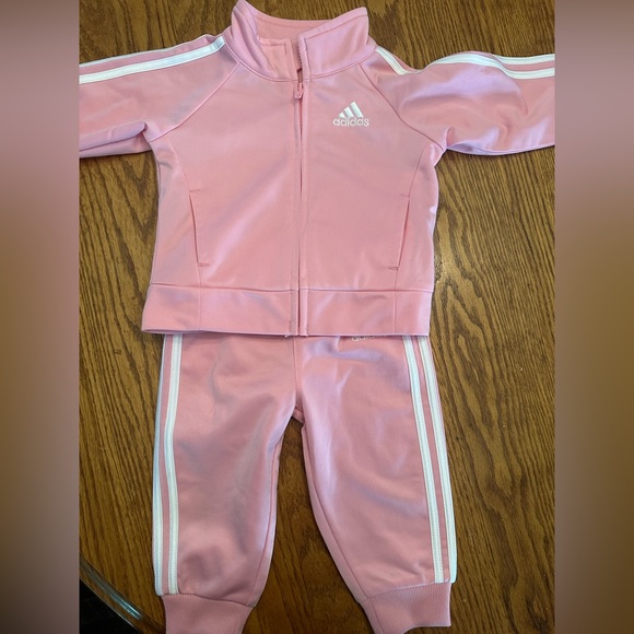 adidas Matching Sets Baby Girl Adidas Track Suit Pink Poshmark